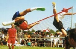 Advanced Sepak Takraw: spikes & blocks